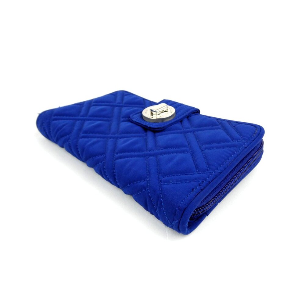 Vera Bradley Cobalt Blue Turnlock Wallet - Picture 3 of 15